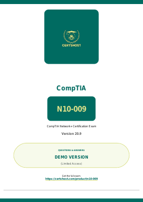 N10-009 Exam Questions Answers Dumps PDF Practice Test